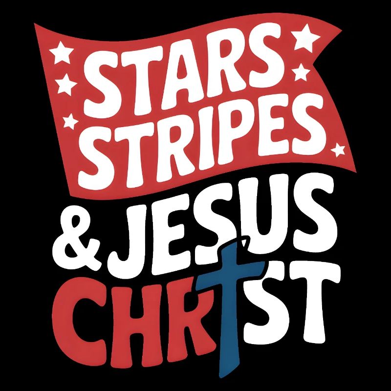Croyant américain chrétien 4 juillet Jésus