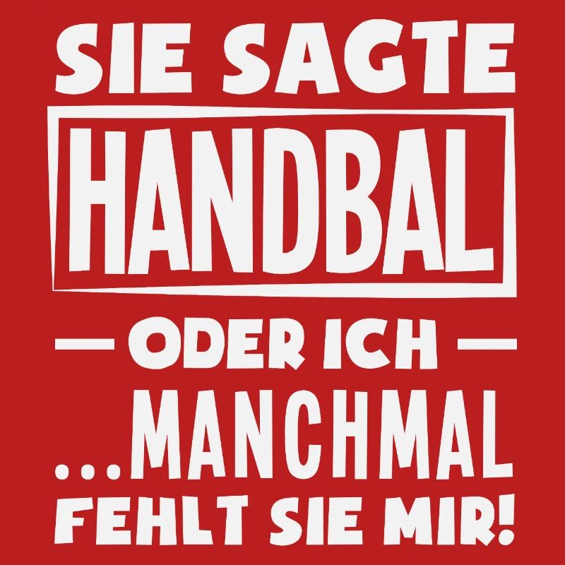 Handball oder ich – manchmal fehlt sie