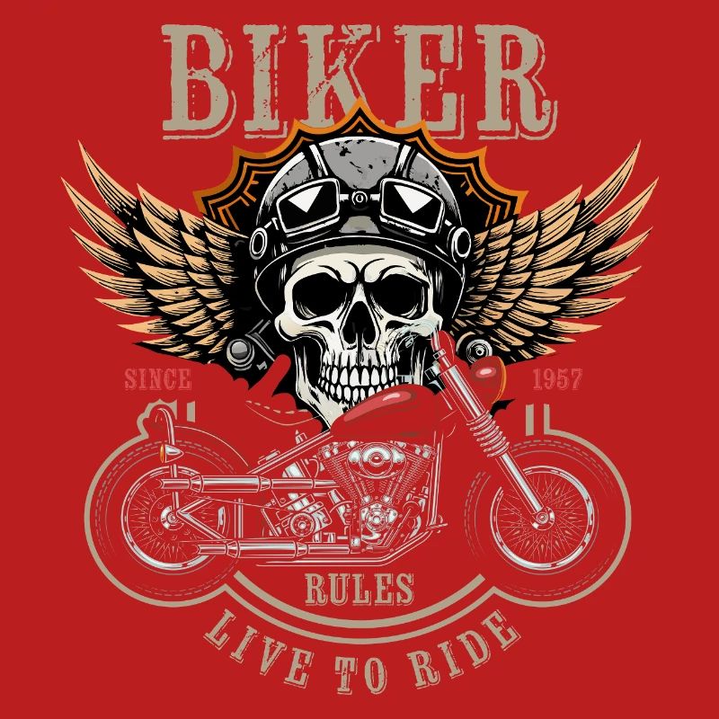 Biker Rules - Since 1957 - Live to Ride
