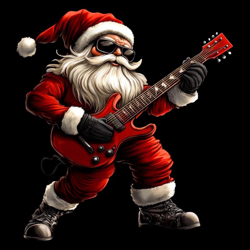 Gitarrist Weihnachten