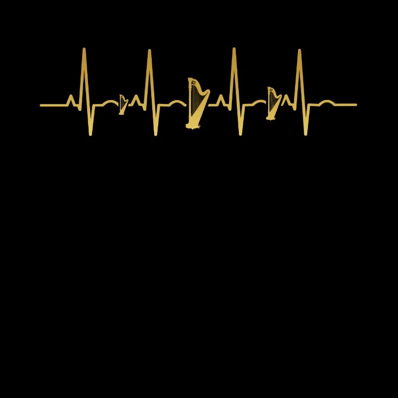 Herzschlag ekg herz human evolution harfe harp ges