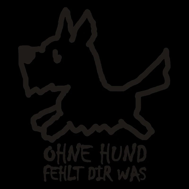 Illustration: Ohne Hund fehlt dir was.
