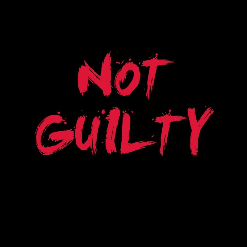 NOT GUILTY RED