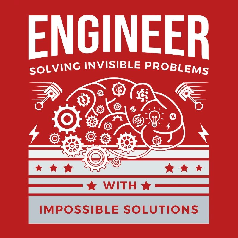 ENGINEER – Solving Invisible Problems T-Shirt