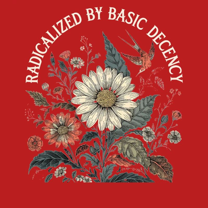 Radicalized By Basic Decency Retro Shirt