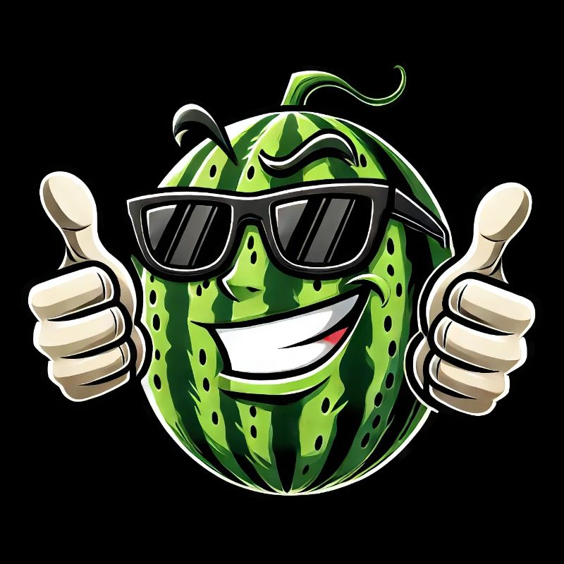 Coole Melone Fruchtig Sonnenbrille Südfrucht