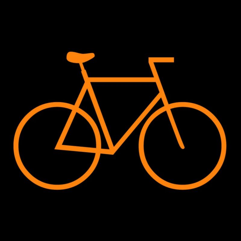 Orange bicycle