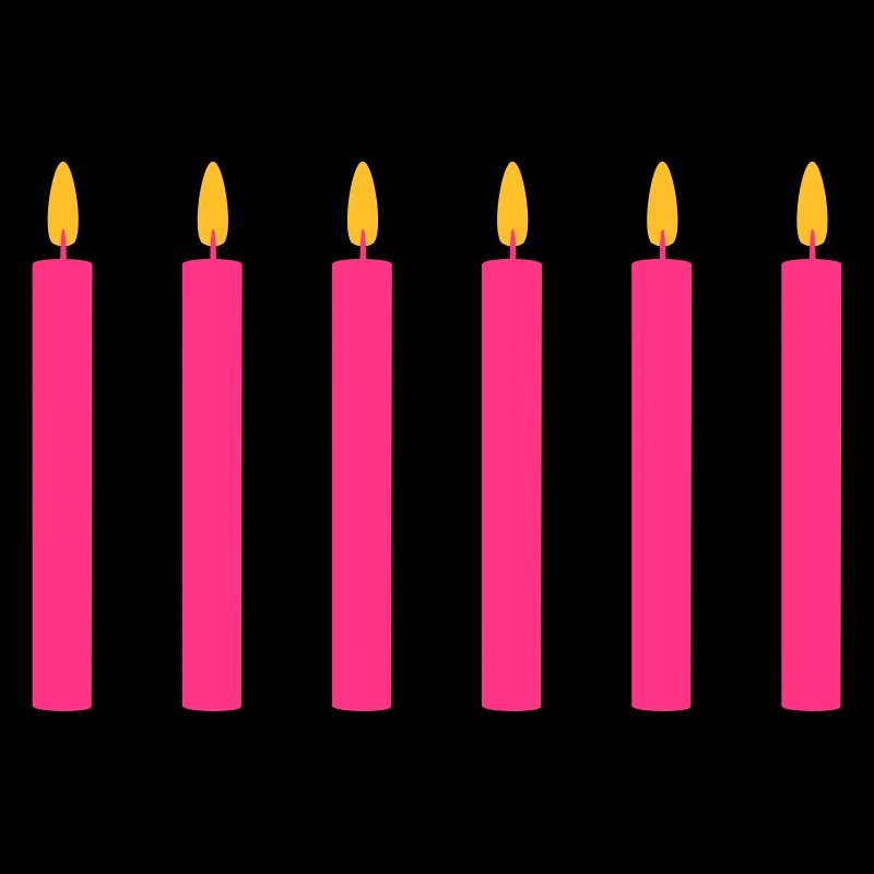 6 candles / / six / / sixth birthday / / sixth