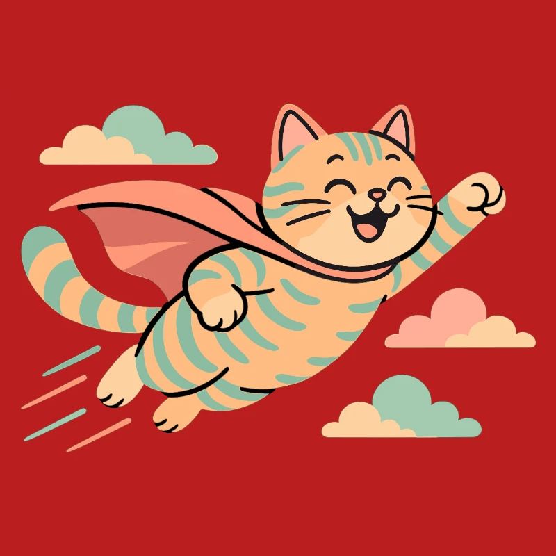 Super Katze Britisch Kurzhaar getigert Geschenk
