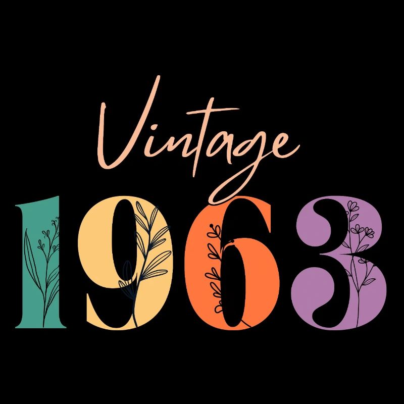 Vintage 1963 florale