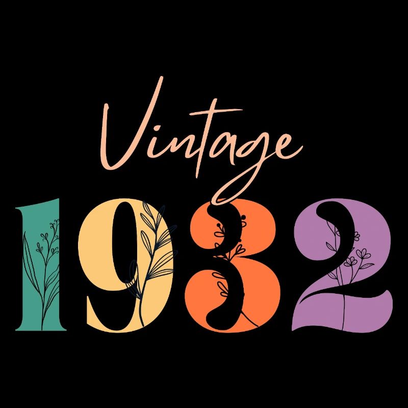 Vintage 1932 florale