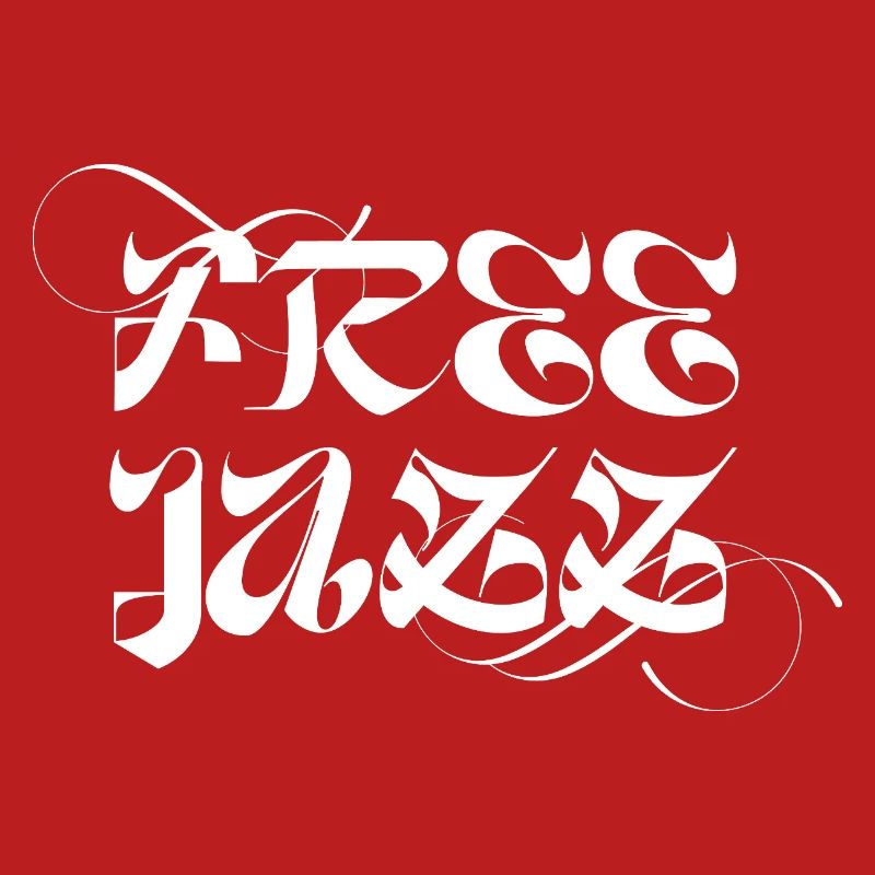 Conception typographique de jazz libre