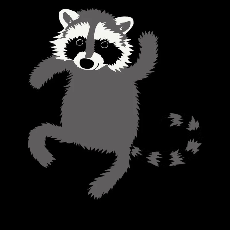 tanzender Waschbär