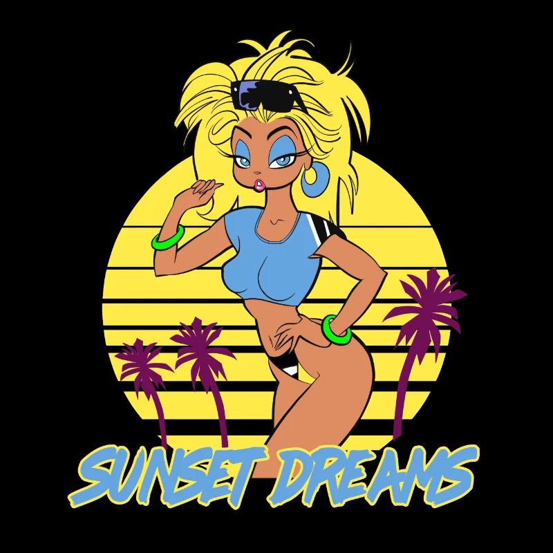 Sunset Dreams Pinup Pink