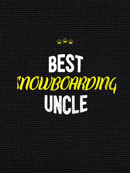 Distressed - BEST UNCLE SNOWBOARD