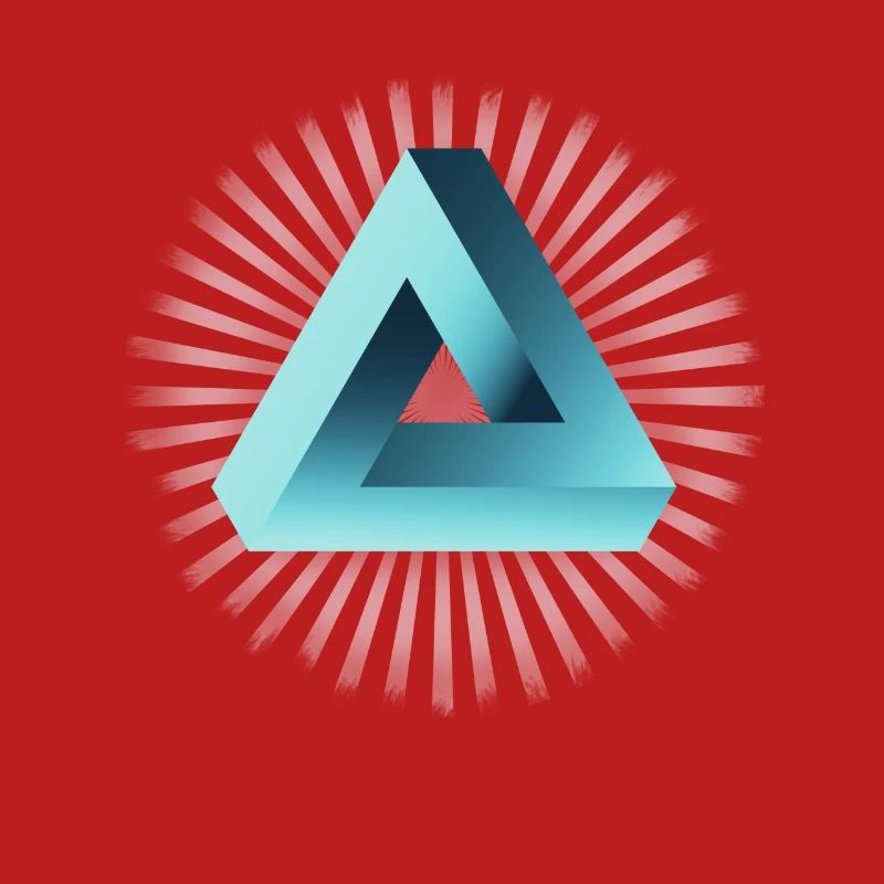 illusion illuminati triangle pyramide nerd maths