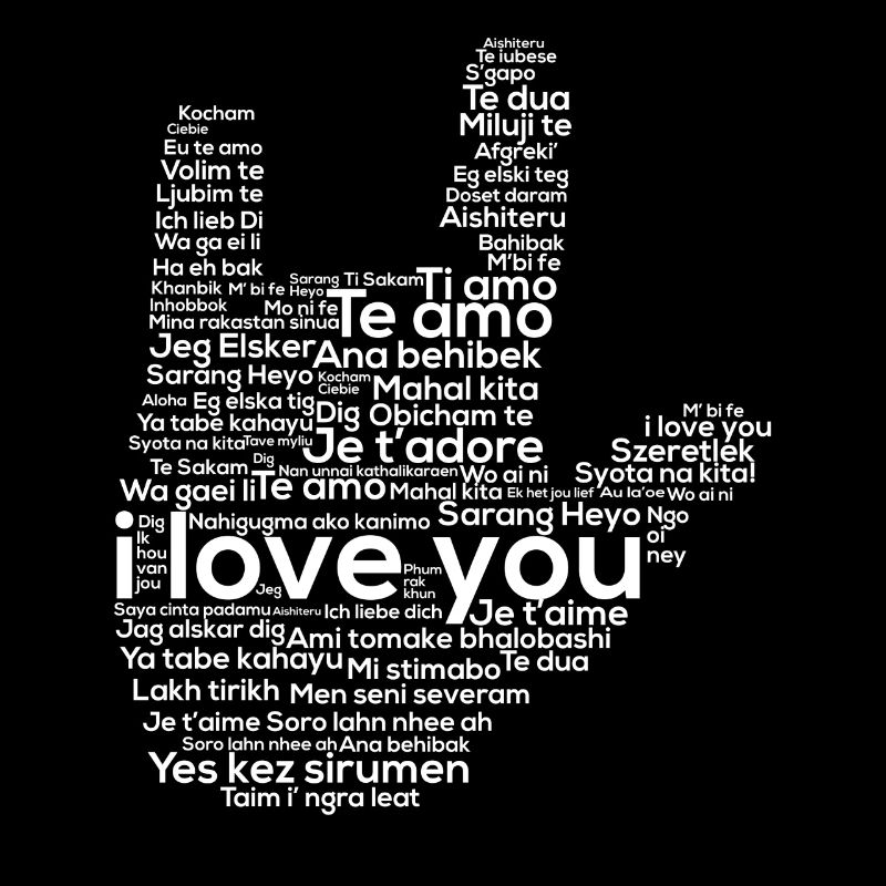 Love In Every Language American Sign Language ASL