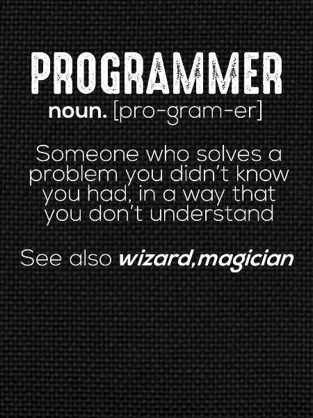 Signification drôle programmeur