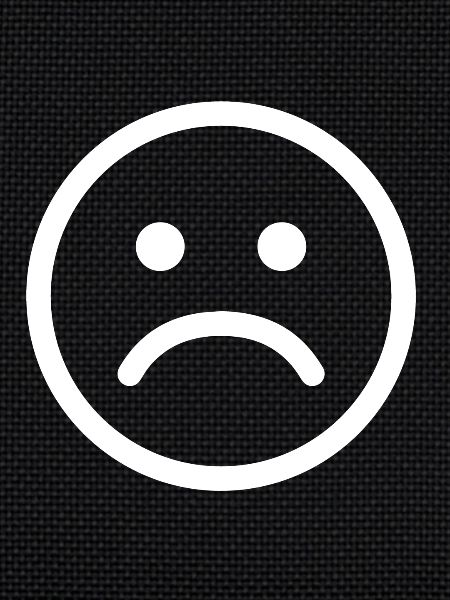 Sad unhappy sad smiley