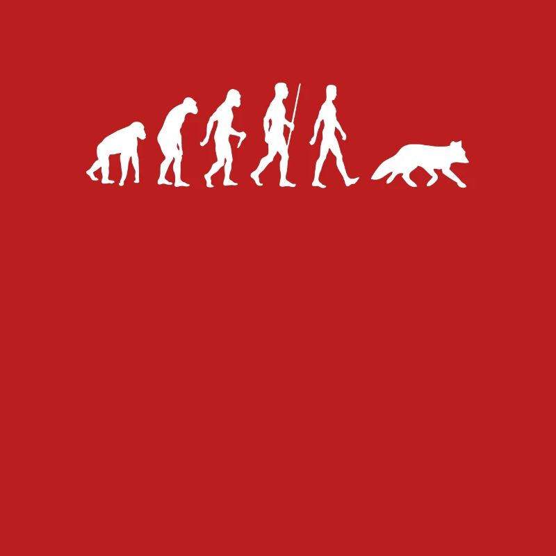 Fox Evolution Gift Animal Vixen Red Fox