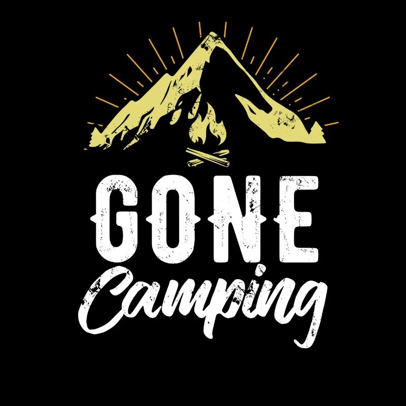 Bin campen - Camping - Geschenk