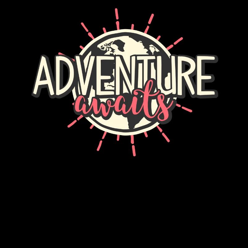 L'aventure attend le t-shirt de camping