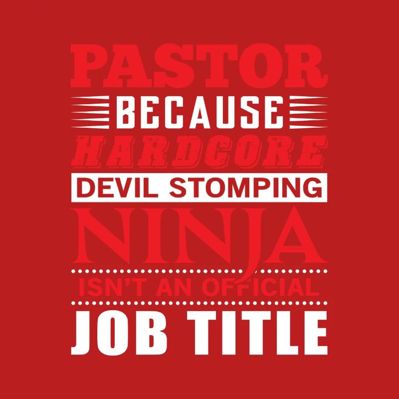 Pastor devil stomping Ninja