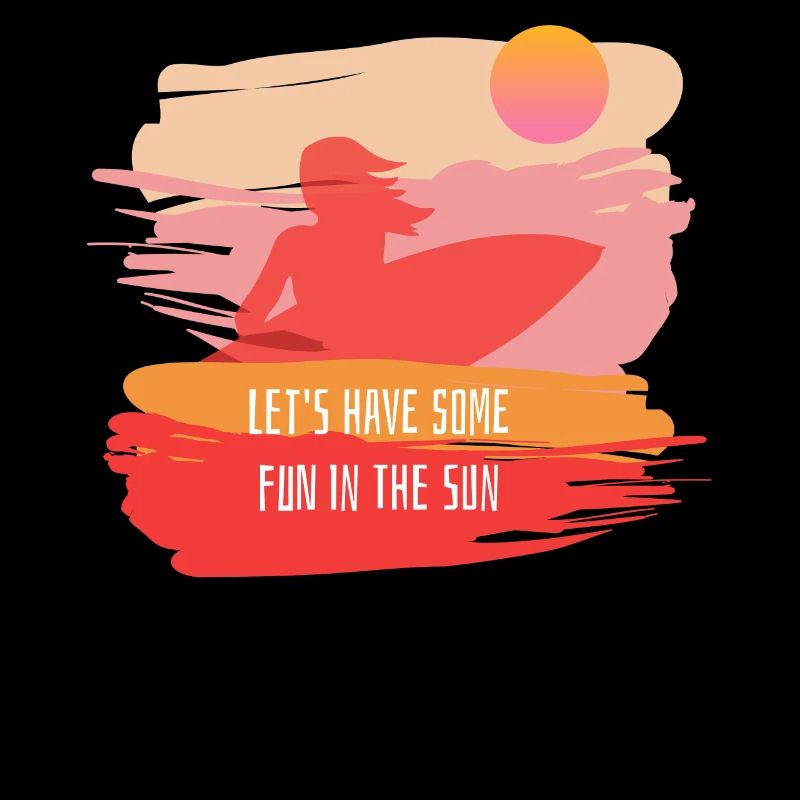 Summer saying surfing