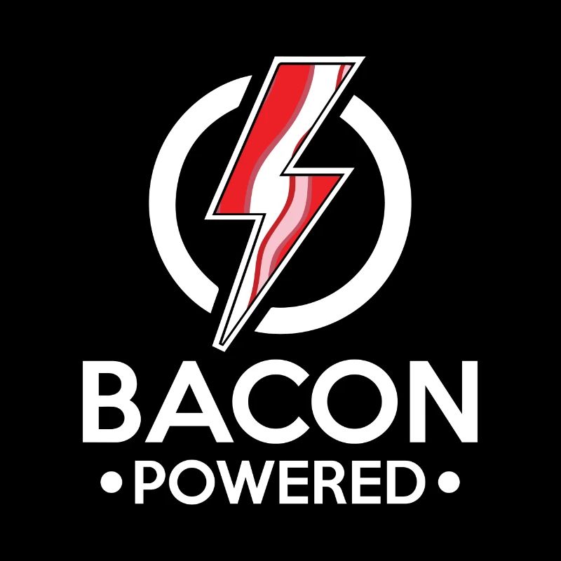 Bacon Powered - lightning taste morning
