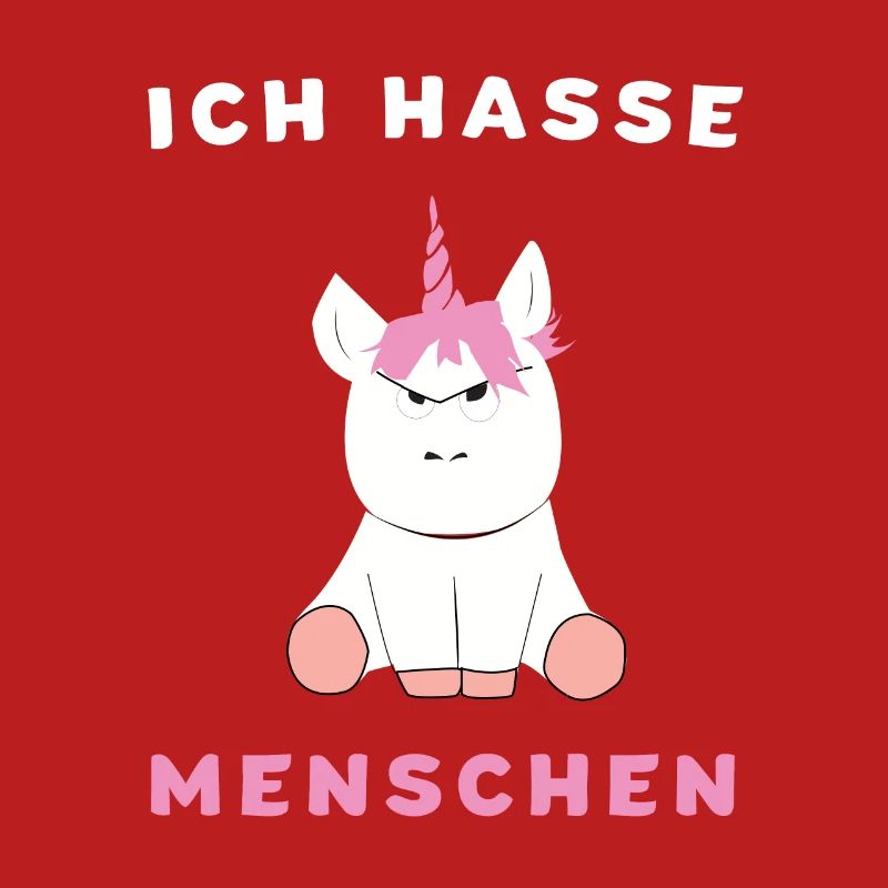 Ich Hasse Menschen Einhorn Geschenk