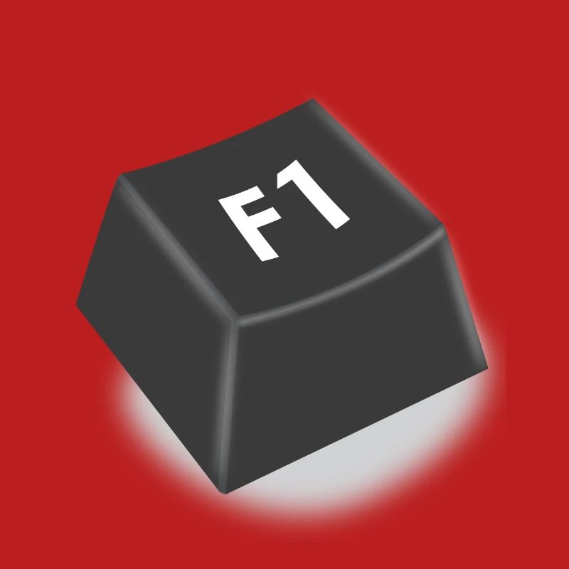 f1 Hilfe Knopf