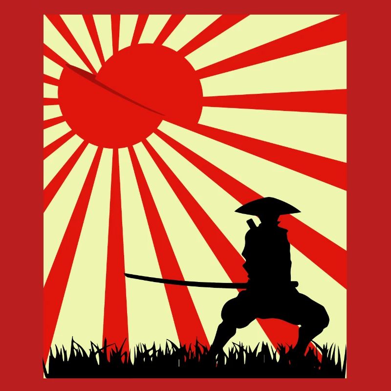 Mond Scheibe Samurai