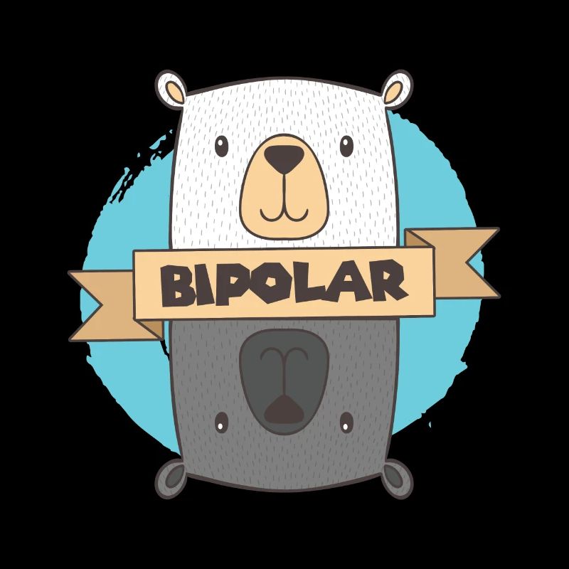 Bipolar T-Shirt - Polar Bear Bipolar Gift Idea