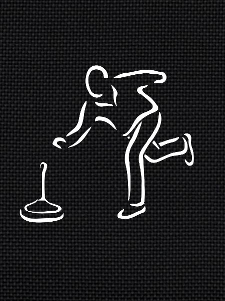 Stick shooting curling