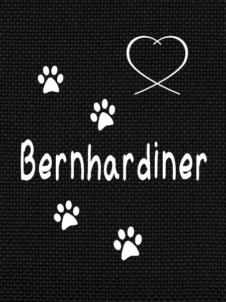 Bernhardiner Liebe hund
