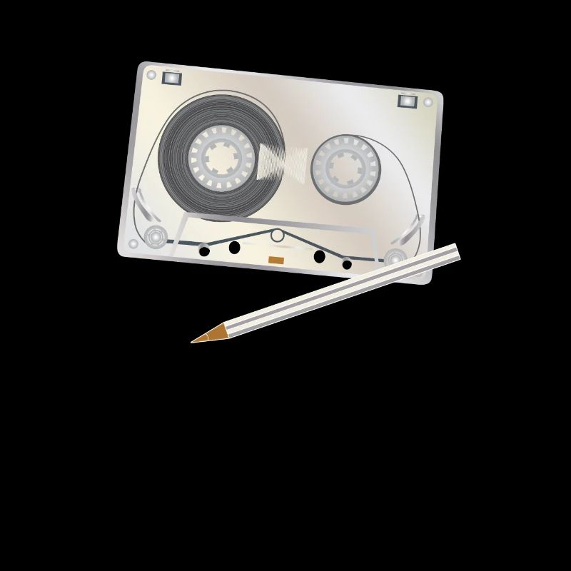 Cassette Tape Pencil Mixtape
