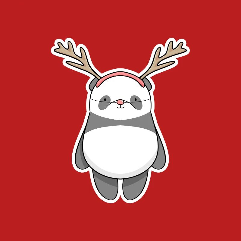 Panda de Noël