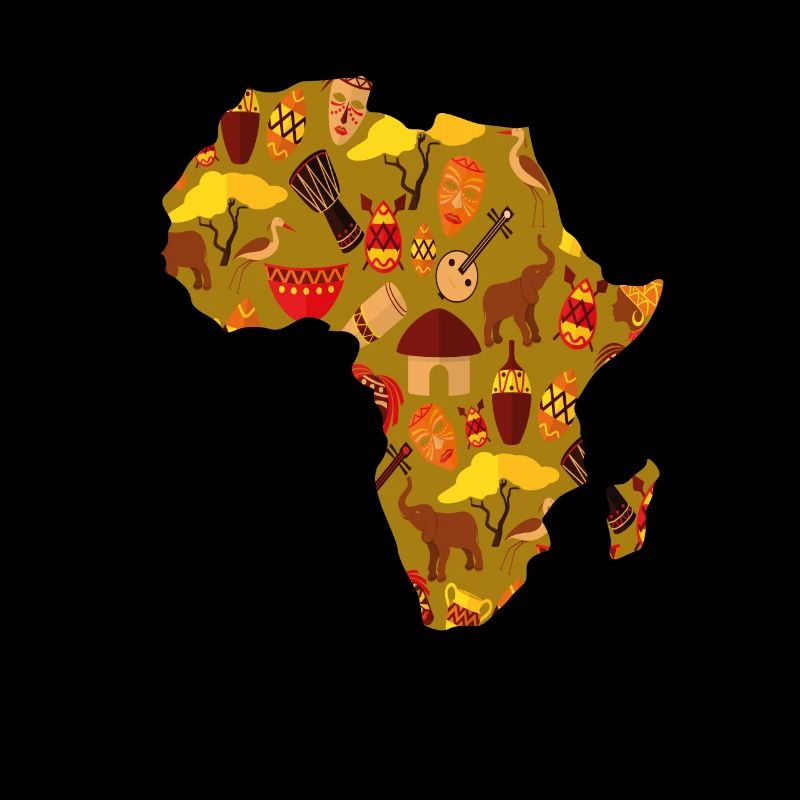 Africa map safari