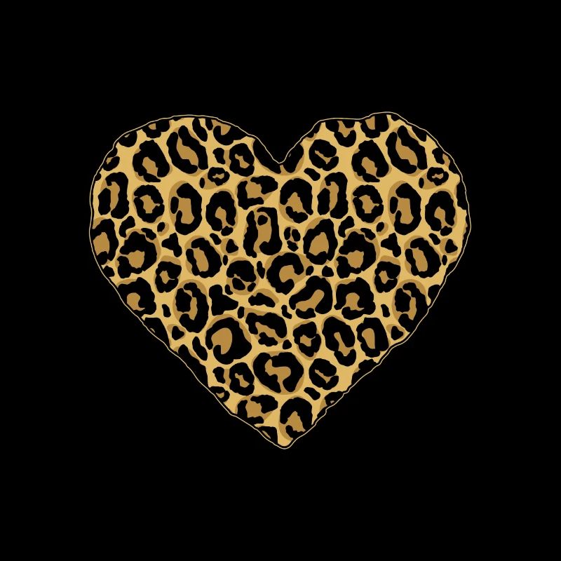 Léopard coeur
