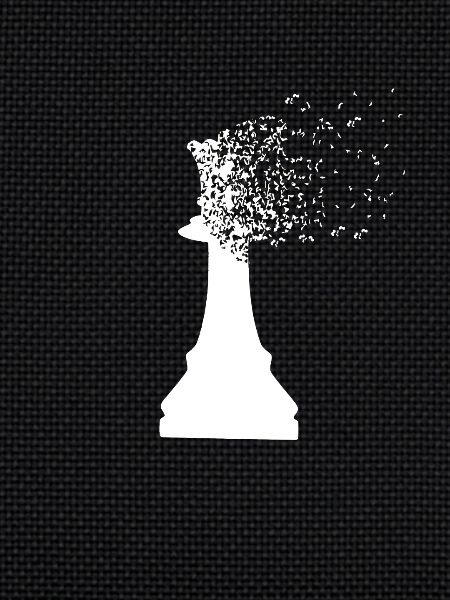 Chess queen king dispersion