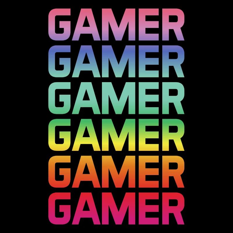 Gamer Regenbogen Mehrfach