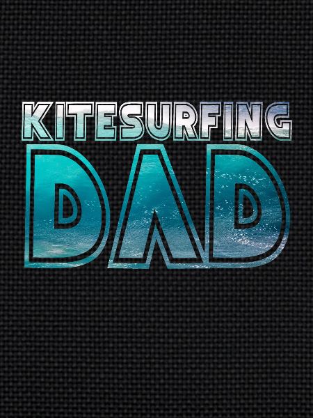 Kitesurfing dad