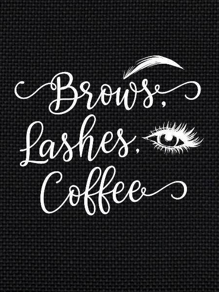 Brows Lashes Coffee