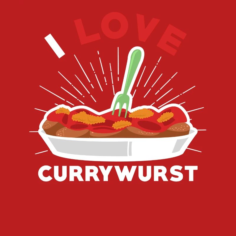 Currywurst Ich liebe Currywurst