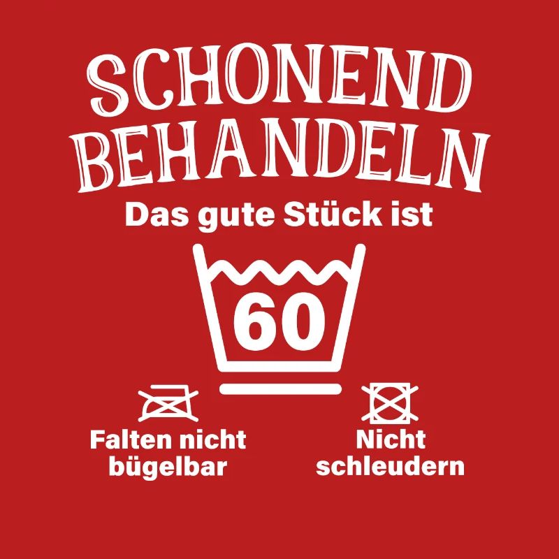 Schonend Behandeln Männer Geschenk 60. Geburtstag