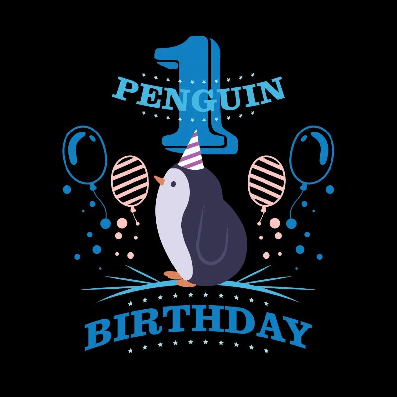 Pinguin Geburtstag 1