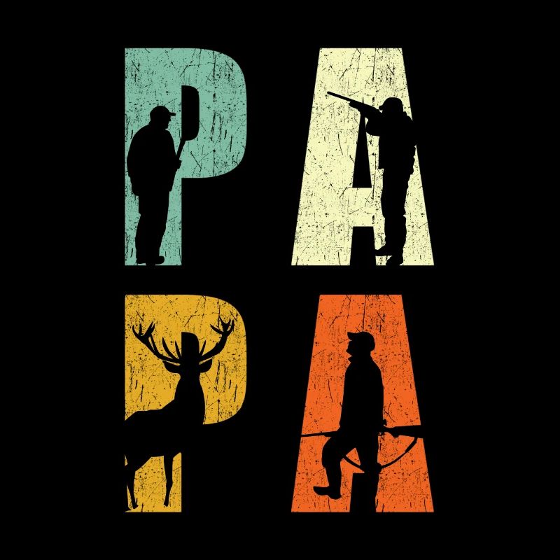 Jäger Papa Jagd Vater Geschenk