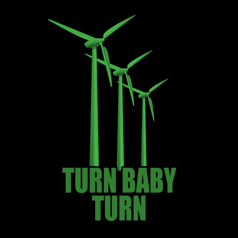 Windrad Turn Baby Turn Windkraft Strom Erneuerbare