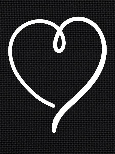 Heart white