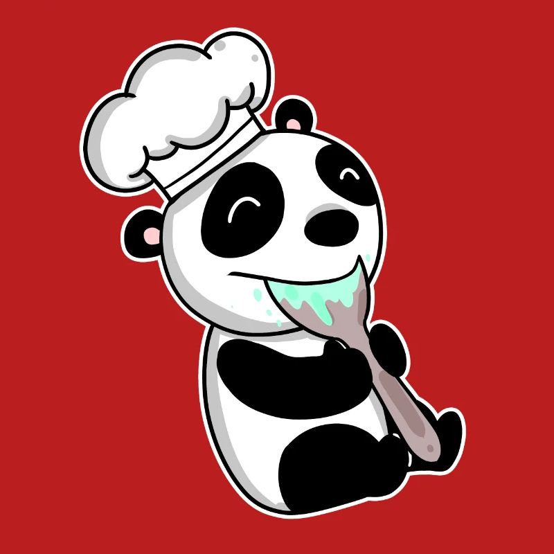 Panda bouillant bébé